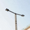 Single arm double arm 10 meters steel square street light pole price road lamp post